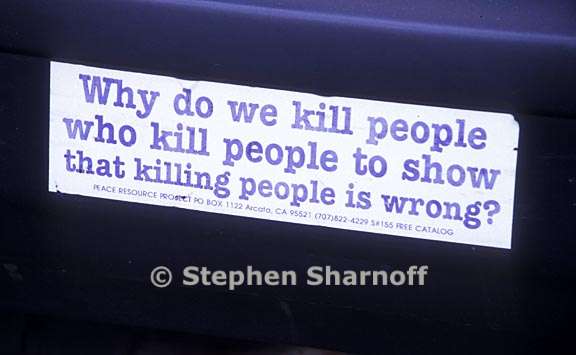 why do we kill bumpersticker